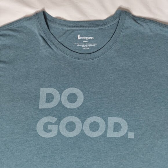 COTOPAXI Mens Green Do Good T-Shirt Organic Cotton Blend Graphic Tee L - Picture 4 of 14